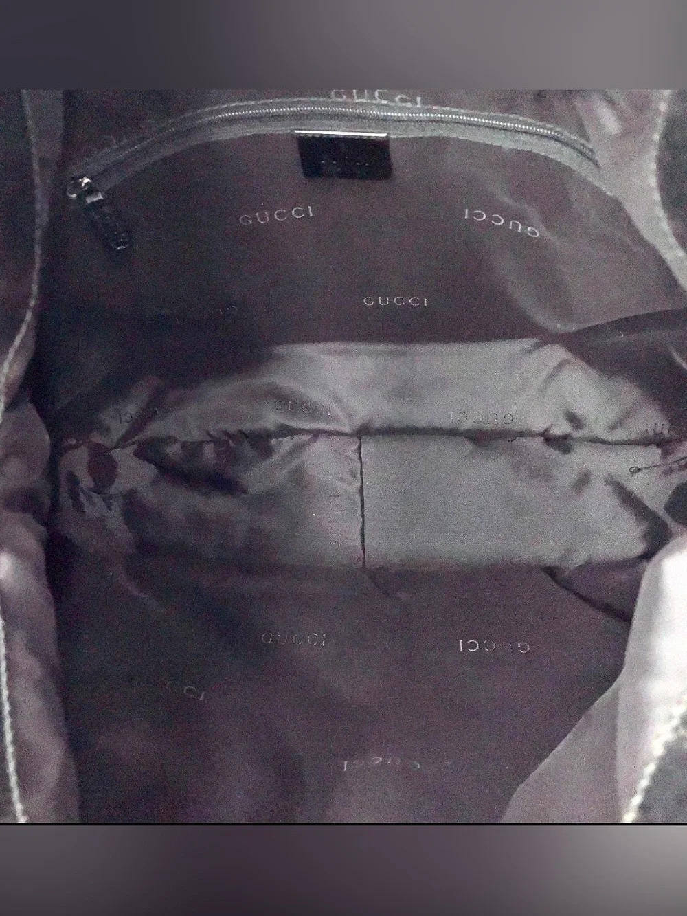 Gucci black nylon